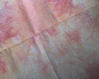14 count hand dyed aida crosstitch fabric - Inferno