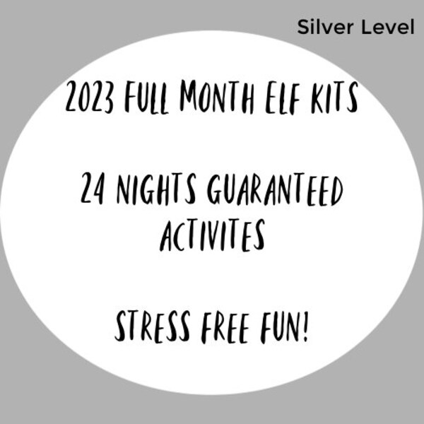 Silver Level 2023 Elf Kit - 24 nights