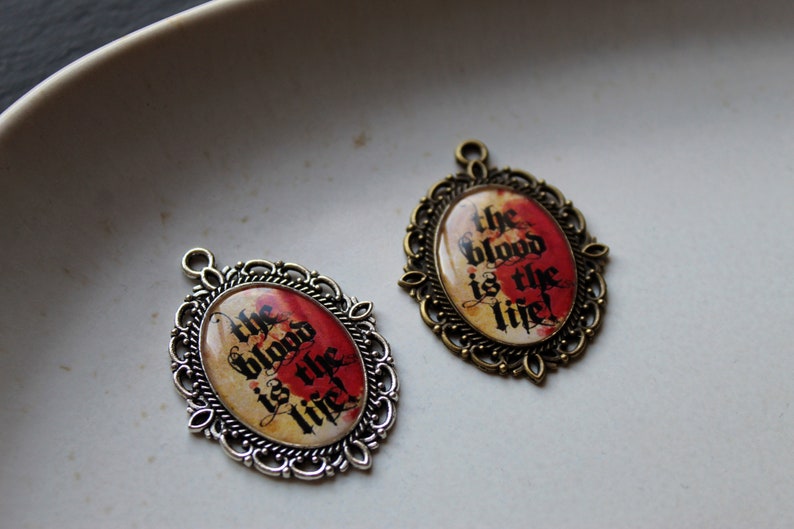 The Blood is the Life Bram Stoker's Dracula quote Etsy