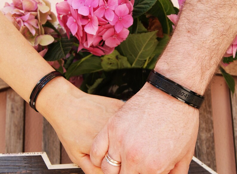 Wedding Gifts for Couple Personalized Bracelets for Couples