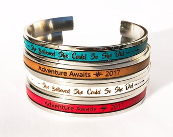 Ensianth Bracciale Ispirazionale “You’ve Got This” – Acciaio Inox Con Incisione – Regalo Motivazionale Per Donne, Laurea, Compleanno, Amiche - copertina