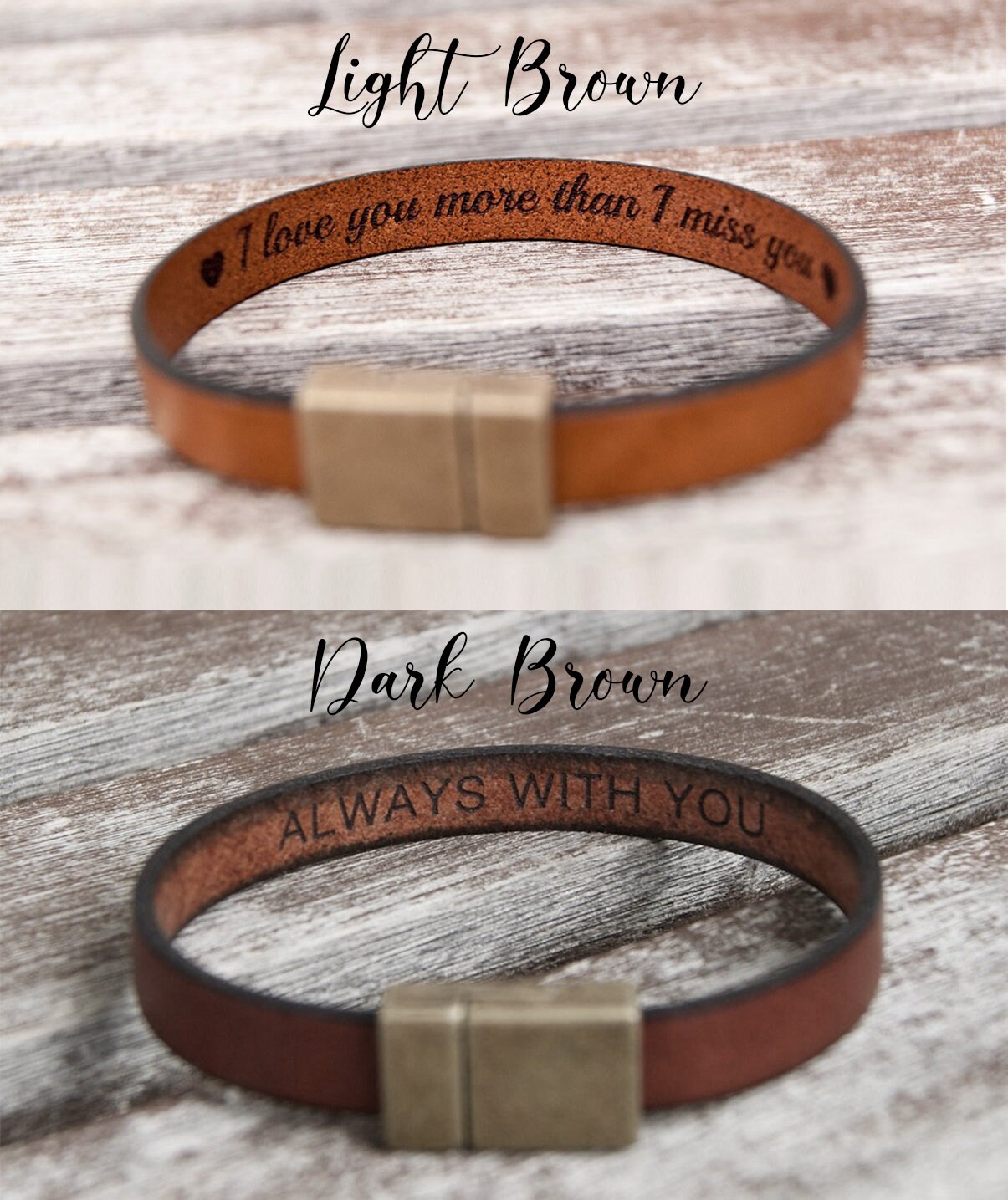 Engraved Cross Leather Bracelet, Personalized Godfather Gift