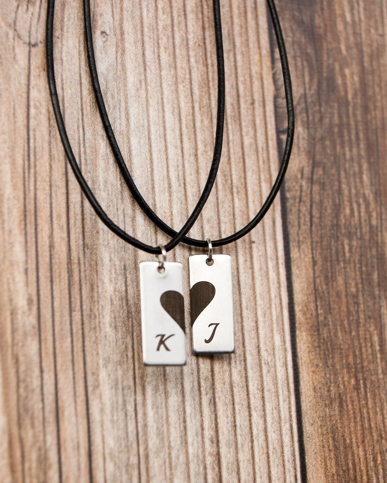 Couples Necklace Set Couples Jewelry Wedding Gift Couples Gift Etsy