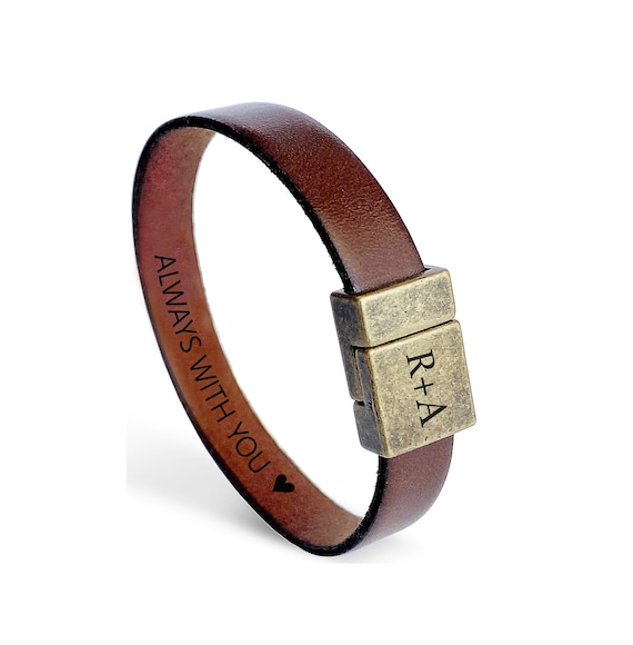 Bracciale Uomo Amico To My Man Bracciale Regalo Per Fidanzato - Foto 4