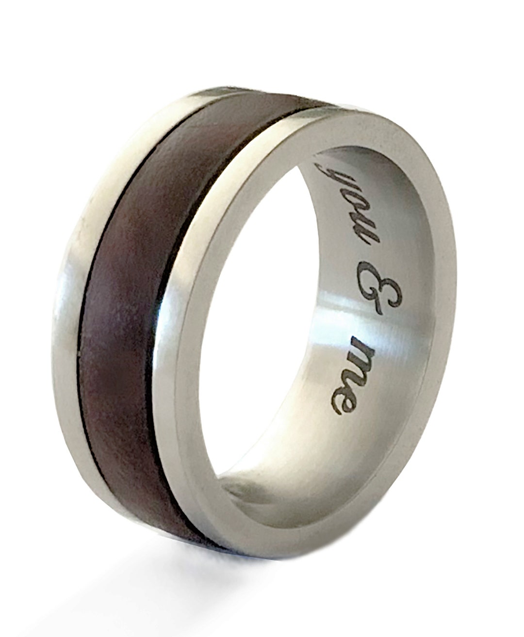Mens Ring Handmade Custom Ring Engagement Ring for Him Stainless Steel ...
