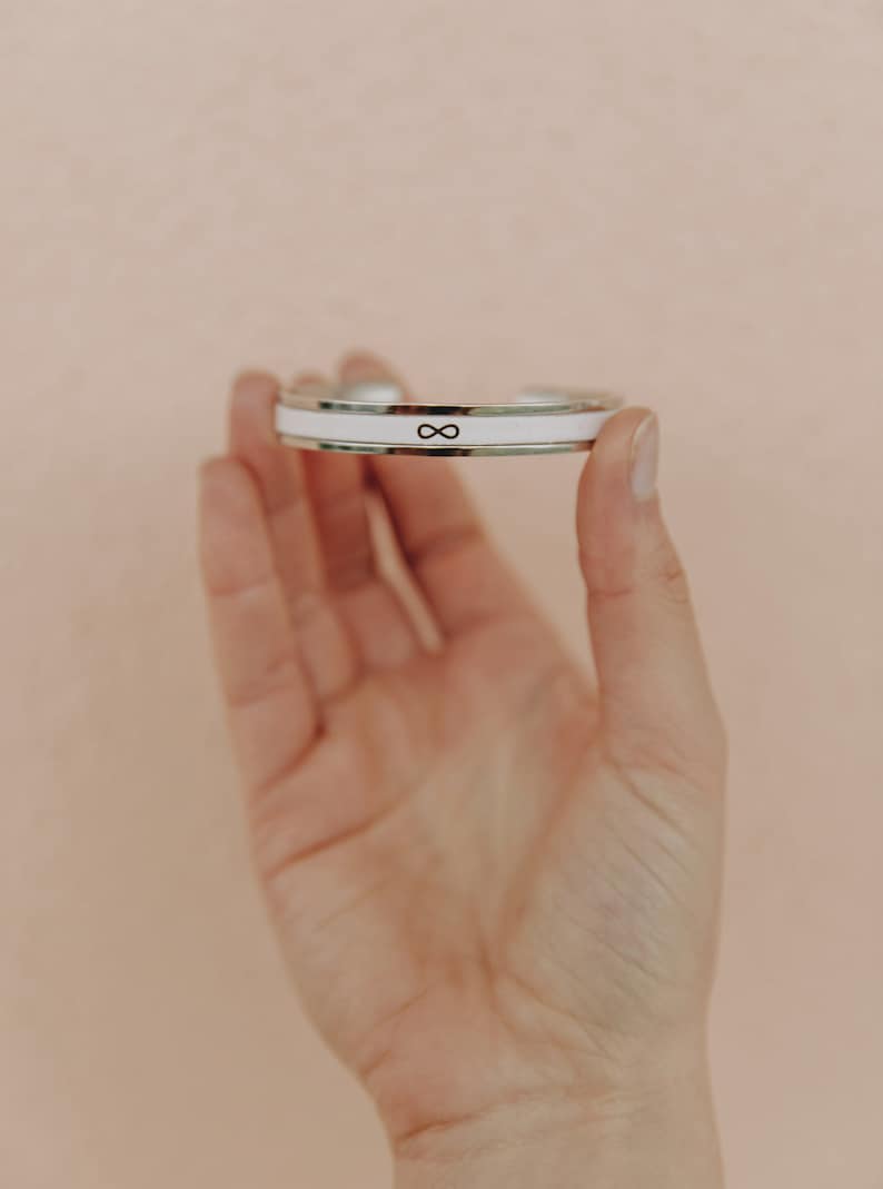 Third Anniversary Gift for Her Personalized Bracelet for Women Etsy