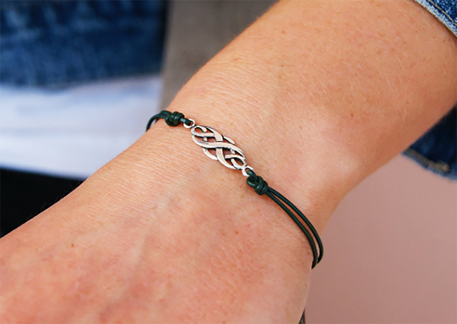 Celtic Bracelet Women Leather Bracelet Celtic Jewelry Ireland Etsy