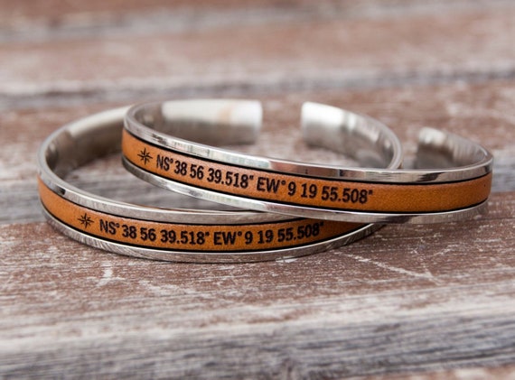 Personalised Coordinate Bracelets  Life Less Ordinary