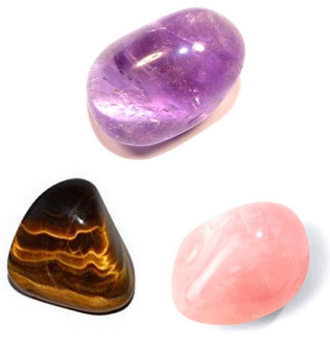 Amethyst Tiger Eye Rose quartz Harmony Love life Healing Etsy