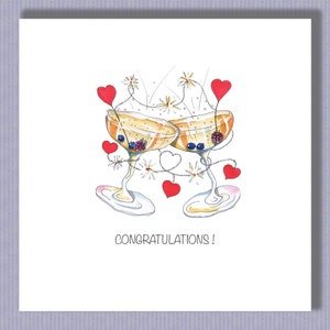 PK037 Carte de félicitations populaire ! Magnifique carte à envoyer pour une nouvelle maison, une remise de diplôme, un nouvel emploi ou un anniversaire spécial ! Design par Paula
