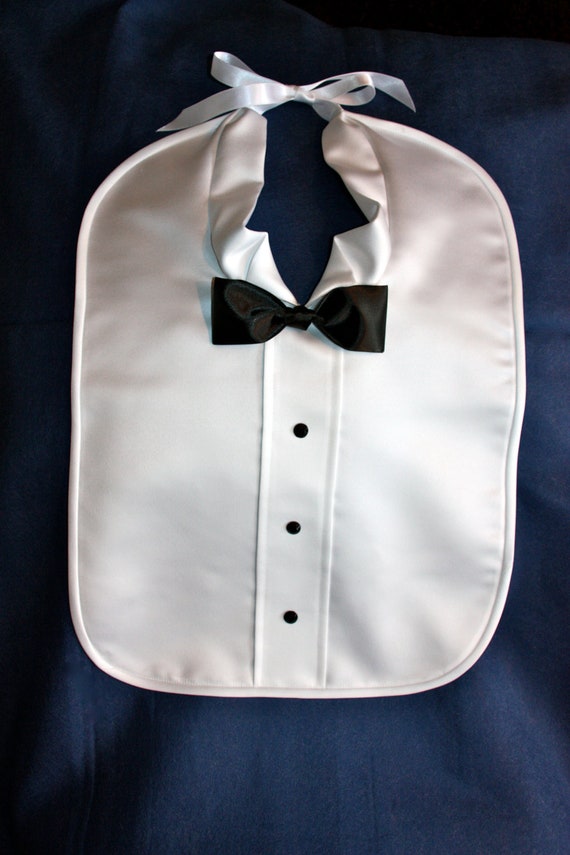 bride and groom bibs