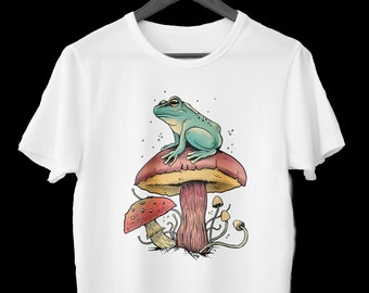 Frog Mushroom Organic Unisex T-Shirt