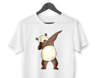 Panda Dabbing Organic Unisex T-Shirt