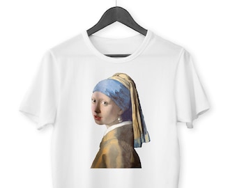 Girl with a Pearl Earring Organic Unisex T-Shirt