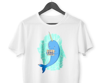 Unicorn Narwhal Organic Unisex T-Shirt