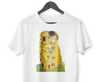 Gustav Klimt The Kiss Organic Unisex T-Shirt