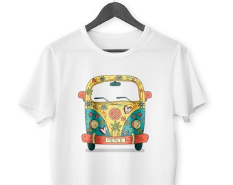 Hippie Camper Organic Unisex T-Shirt