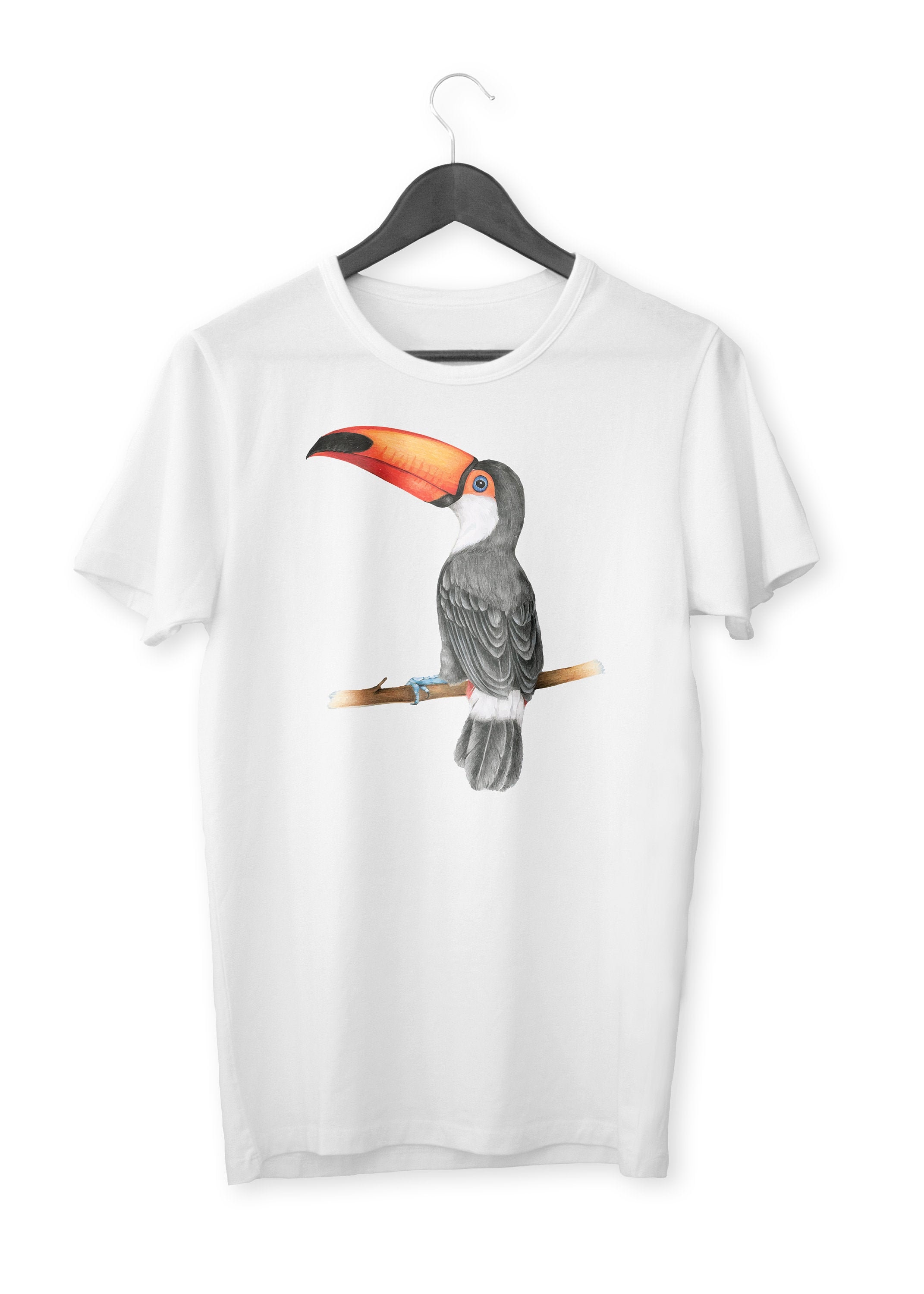 Toucan Bird Unisex button shirt Fight Club Tyler Durden Inspired