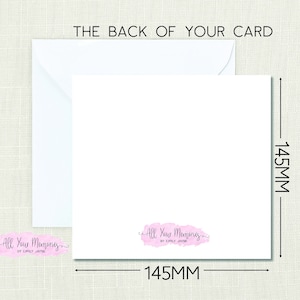 WHITE COTTON CARDS Happy Day.Nanny.Nanna.Gran.Granny.Grandma.Nana.nan - View #13