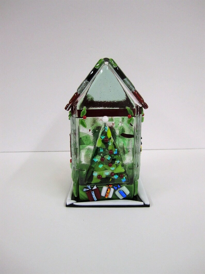 Fused Glass Houses Etsy