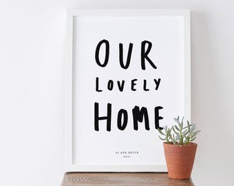 Canvas Shopping Tote Bag Home Where Our Story Begins Entryway Home Beach for Women Housewarming Gift