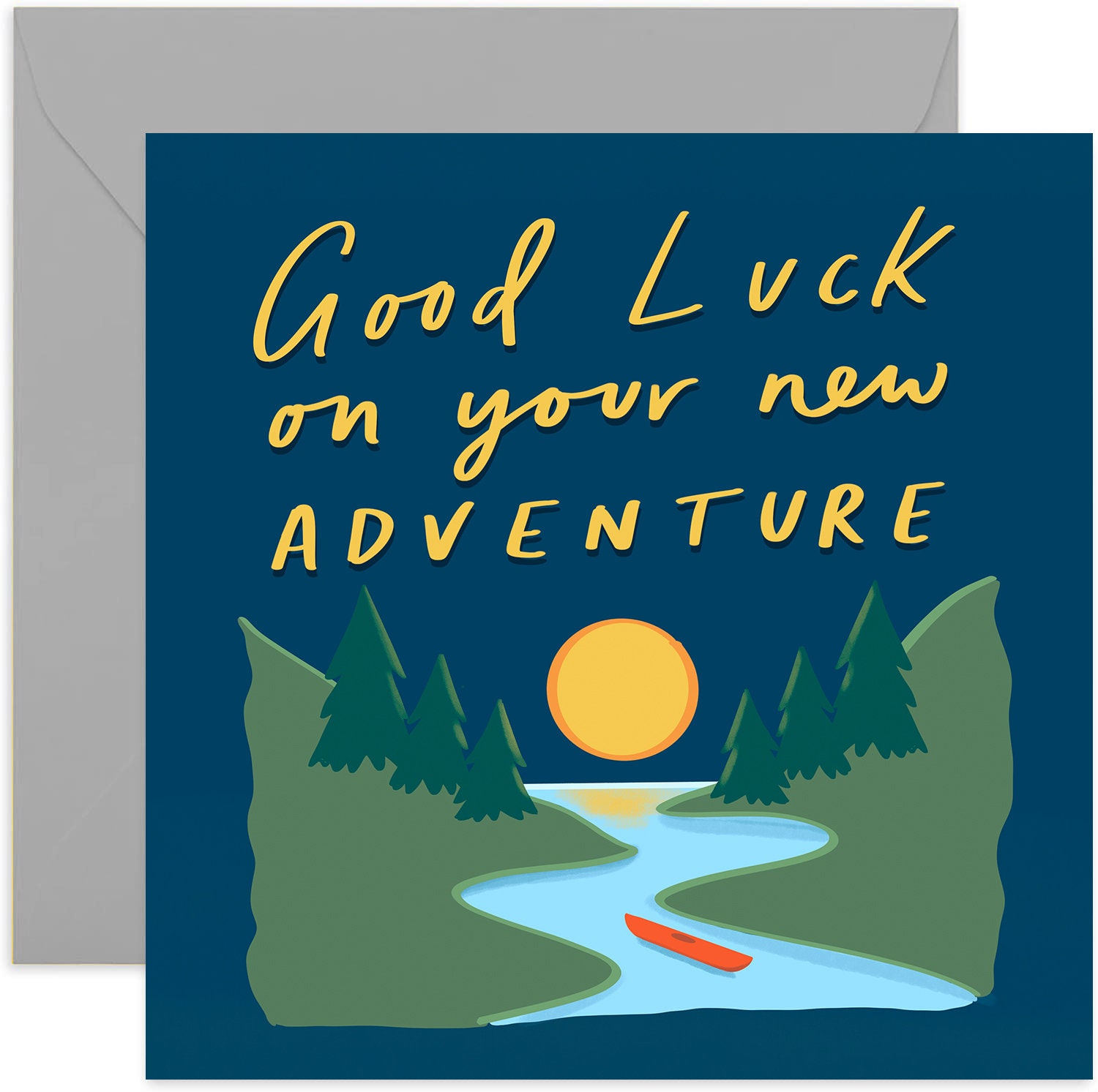 Good Luck Adventure Card - Good Luck Card - Bon Voyage Greeting