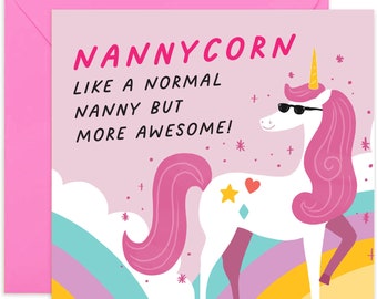 Mommycorn Unicorn Card - Fun Birthday Card for Her - Card For Mommy - Mommy Birthday Card - Mommy Card - Unicorn Card - Awesome Mommy