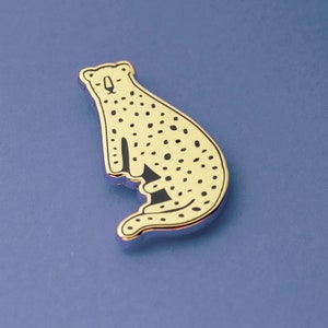 Small Leopard Enamel Pin - Animal Enamel Pin - Small Leopard Enamel Pin - Small Enamel Pin - SMENP03