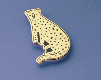 Small Leopard Enamel Pin - Animal Enamel Pin - Small Leopard Enamel Pin - Small Enamel Pin - SMENP03