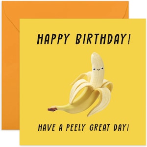 Peely Great Day Banana Card - Banana Card - Good Luck Greeting Card - Good Luck - Friendship Card - Friends and Family card - Banana