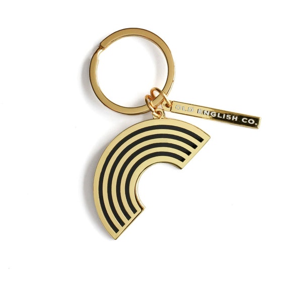 Gold Rainbow Keychain - Gold Keyring - House Keyring - Key ring - Gift For  Her - Gold Keychain - KR15