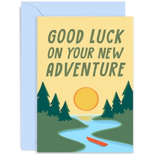 New Adventure Card - Leaving Card  - New Job Card - Travelling Card - You&#39;re Leaving Card - Good Luck Card - Well Done - New Adventure Card