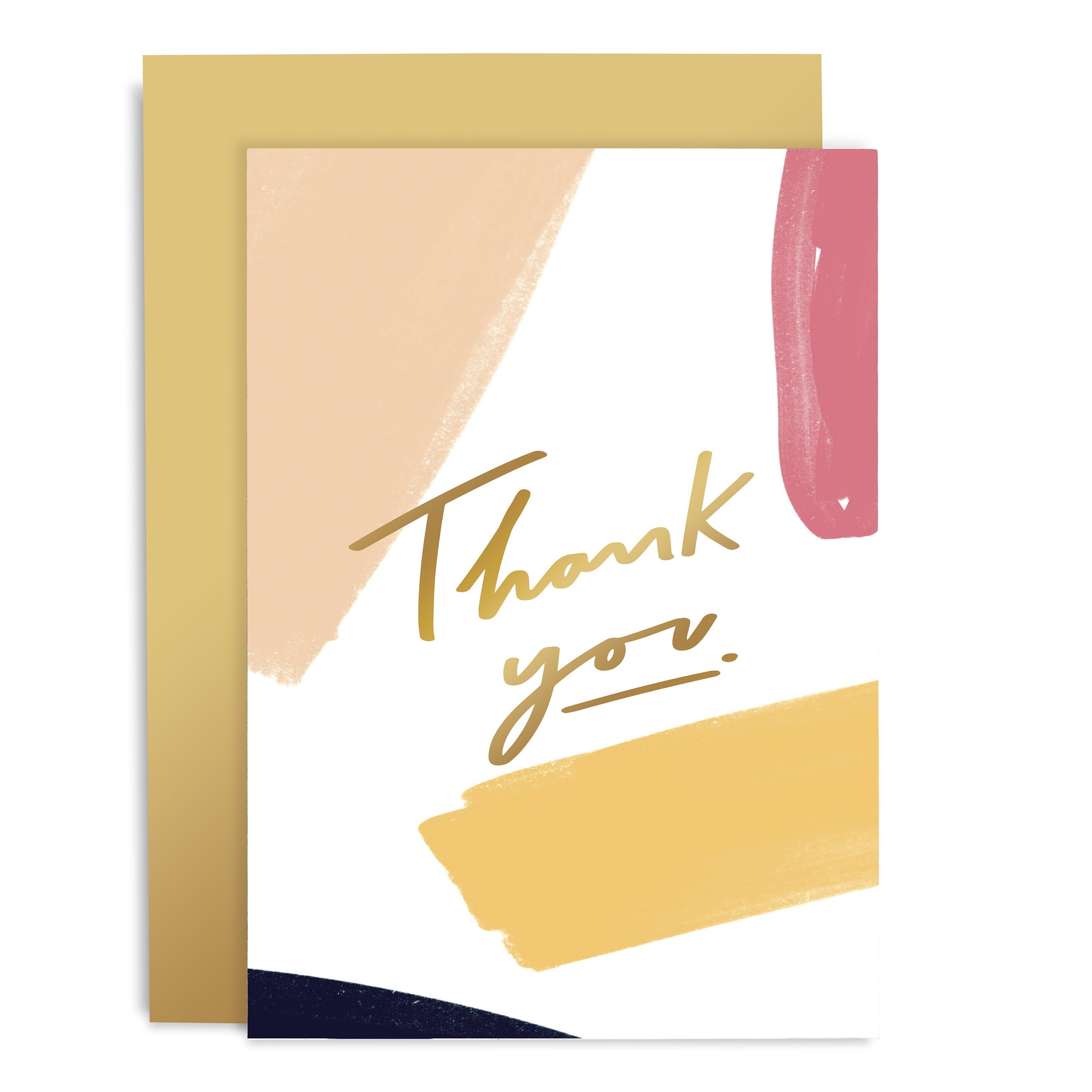 Congratulations Card Foiled Card Pastel Card CCBW07 Congrats Brushwork Card Brushwork Collection