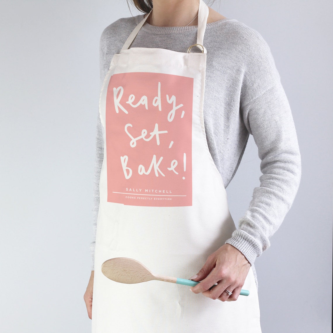 Ready Set Bake Apron personalised apron baking gift Etsy