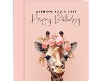 Lustige Geburtstagskarte „Hope Your Birthday Is As Peachy As Your Bum“ – Blanko Innen