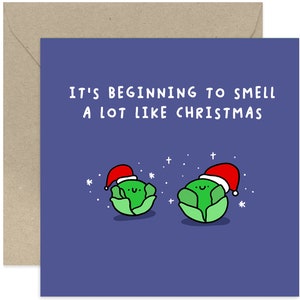 It&#39;s Beginning To Smell A Lot Like Christmas Card - Funny Christmas Card - Holiday Card - Merry Christmas Card - Xmas Card - Seasonal Card