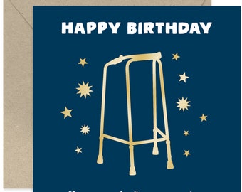 You New Mode Of Transport Birthday Card - Happy Birthday Card  - Funny Birthday Card - Joke Birthday Card - Card For Friends and Family