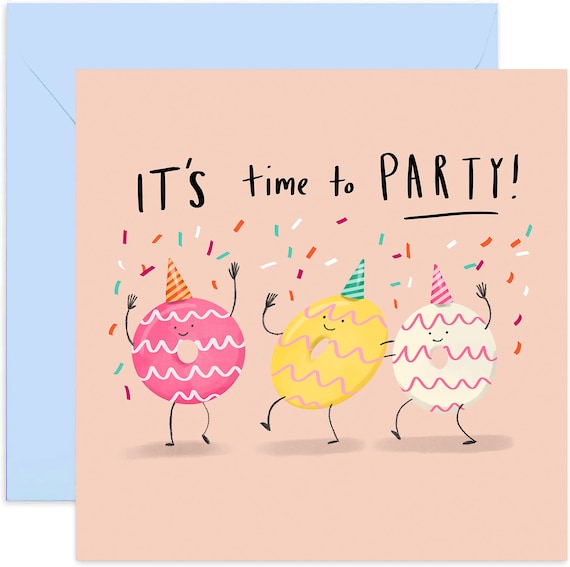 Birthday Greetings Card - Birthday Time! Birthday Greetings Card - Birthday Time!