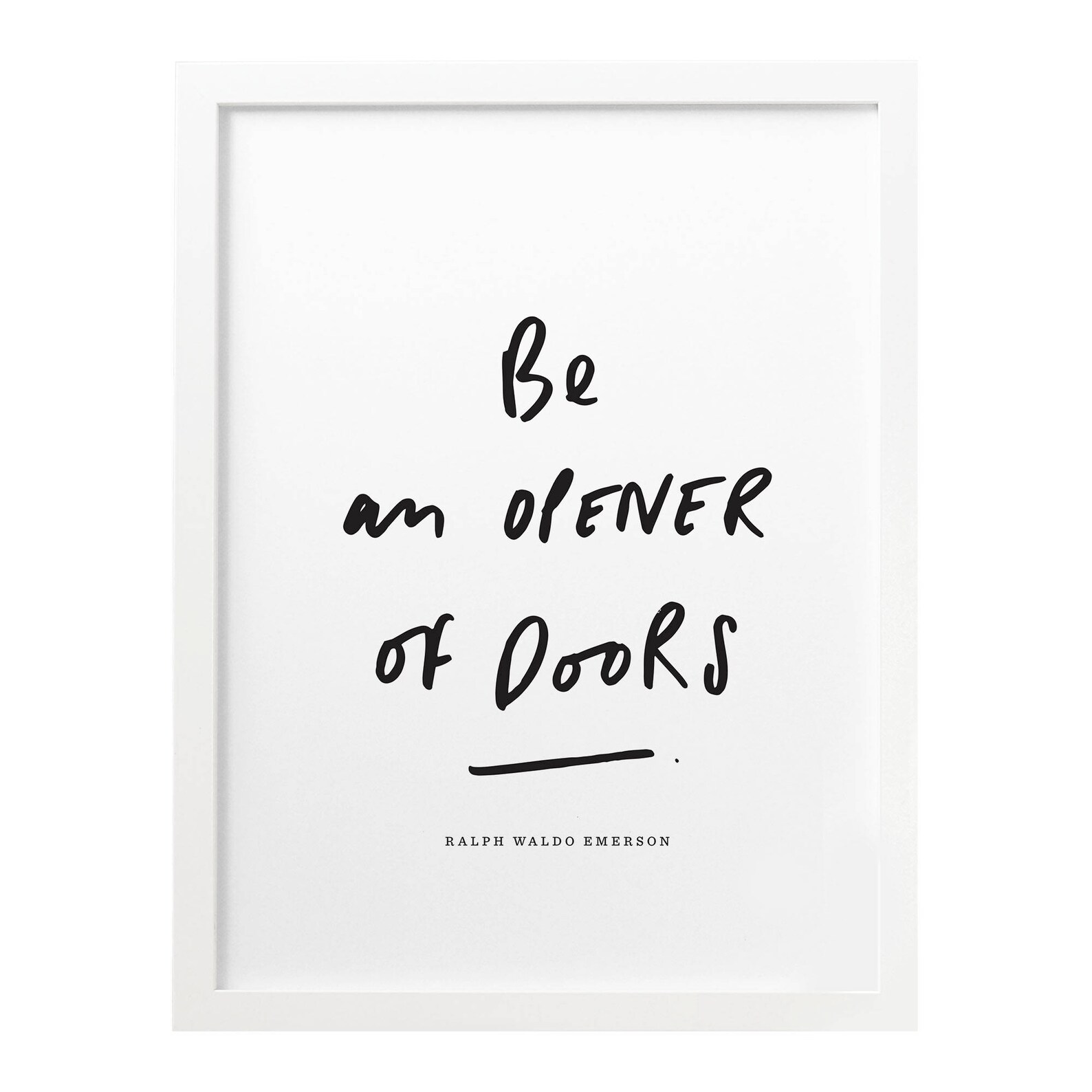 Be an Opener of Doors Print Literary Print Hand Lettered Etsy