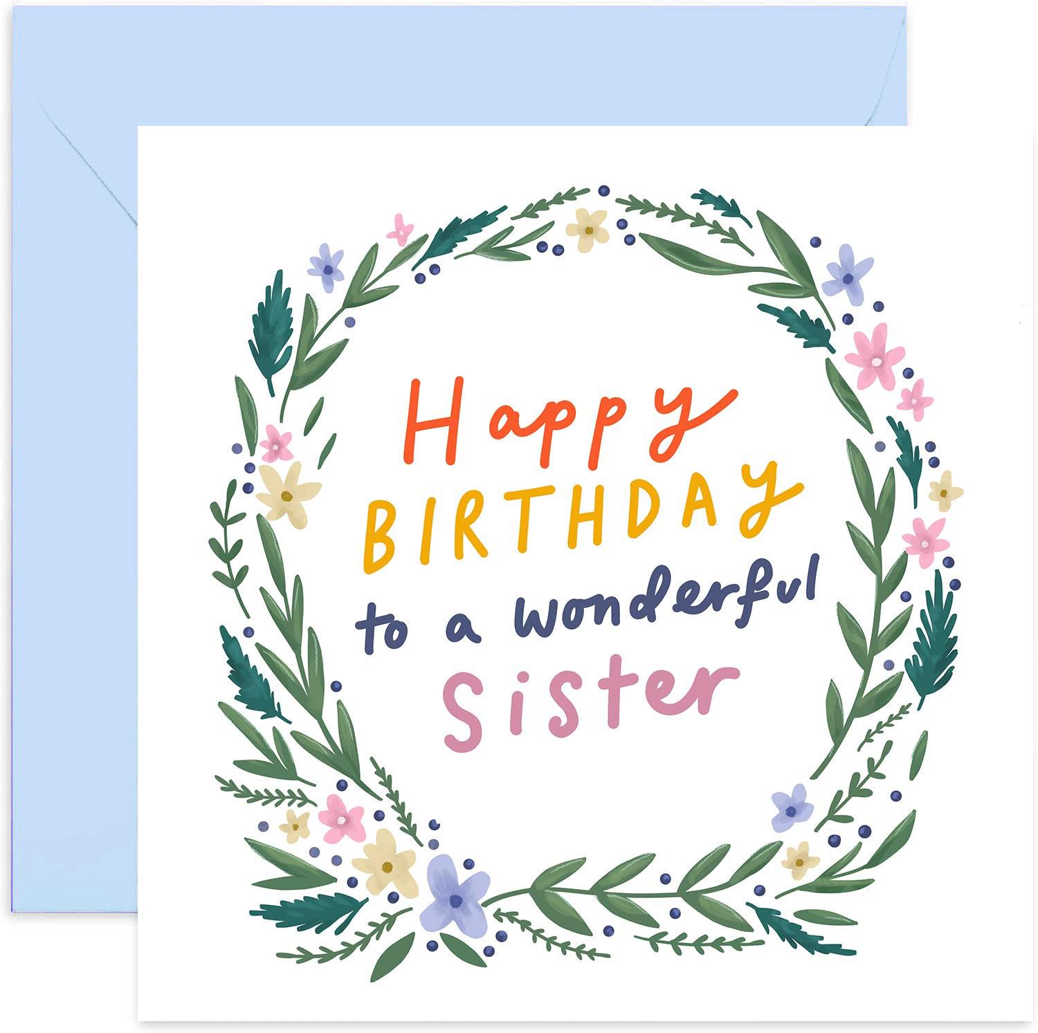 Carte De Joyeux Anniversaire à Un Ami Merveilleux - Carte D'anniversaire Pour Elle - Carte De Voeux D'anniversaire Floral Pour Un Ami - Carte D'anniversaire D'un Ami - France