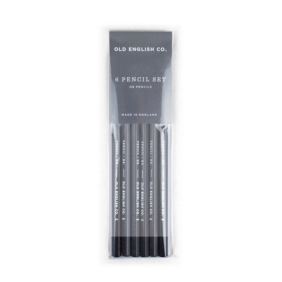 Dark Grey and Black Pencil Set Grey and Black Pencils HB Pencil