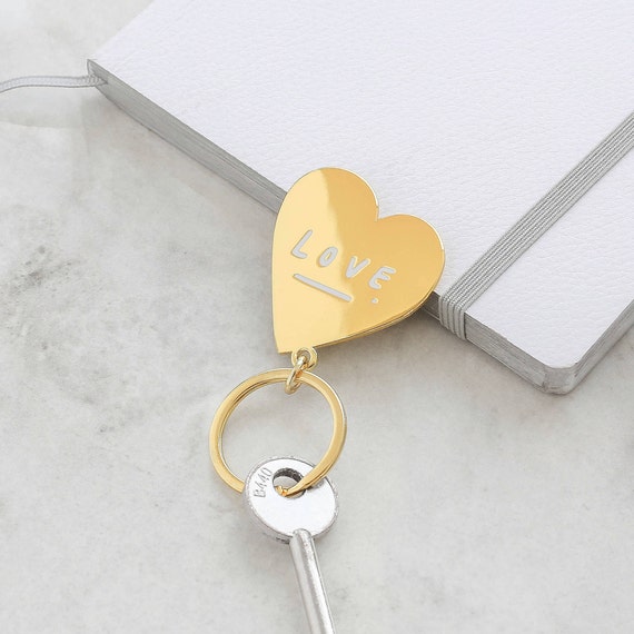 heart and key ring