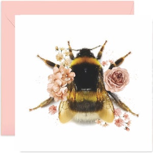 Bee Everyday Card - Fun Birthday Card for Her - Bumble Bee Greeting Card For Her - Birthday Girl Card - Card For Her - Bee Birthday Card