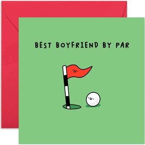Best Boyfriend By Par Card Birthday Card Funny Birthday Card Birthday Card Card For Him Anniversary Card Golf Card Couple Card image 1