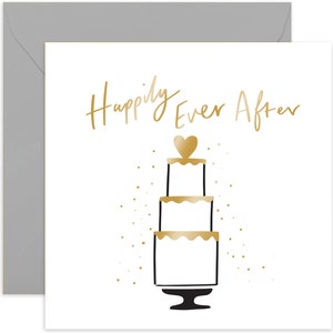 Happy Ever Now Wedding Card - Wedding Card - Just Married Card - Card For Wedding Day - Wedding Card - Newly Weds Card - Card for Couple