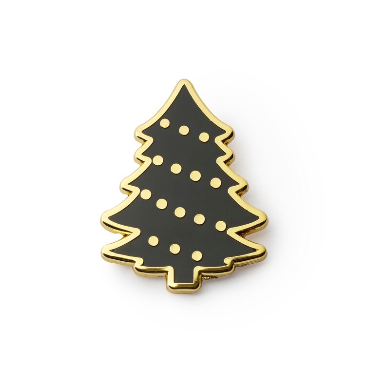 Small Christmas Tree Enamel Pin Small Tree Pin Christmas Tree Pin Small Christmas Tree Enamel Pin Christmas Enamel Pin SMENP22 image 2