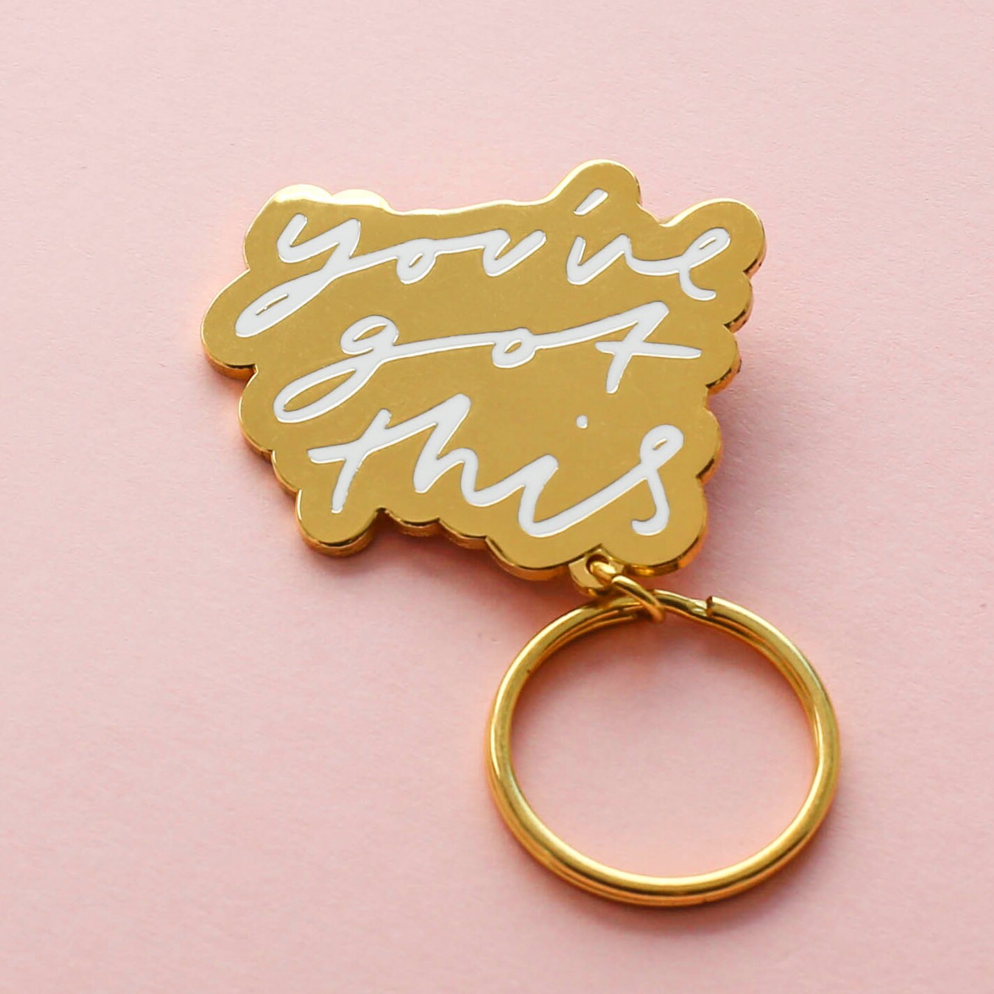 You've Got This Keyring - Motivation Keyring - Gold Keyring - Hou…