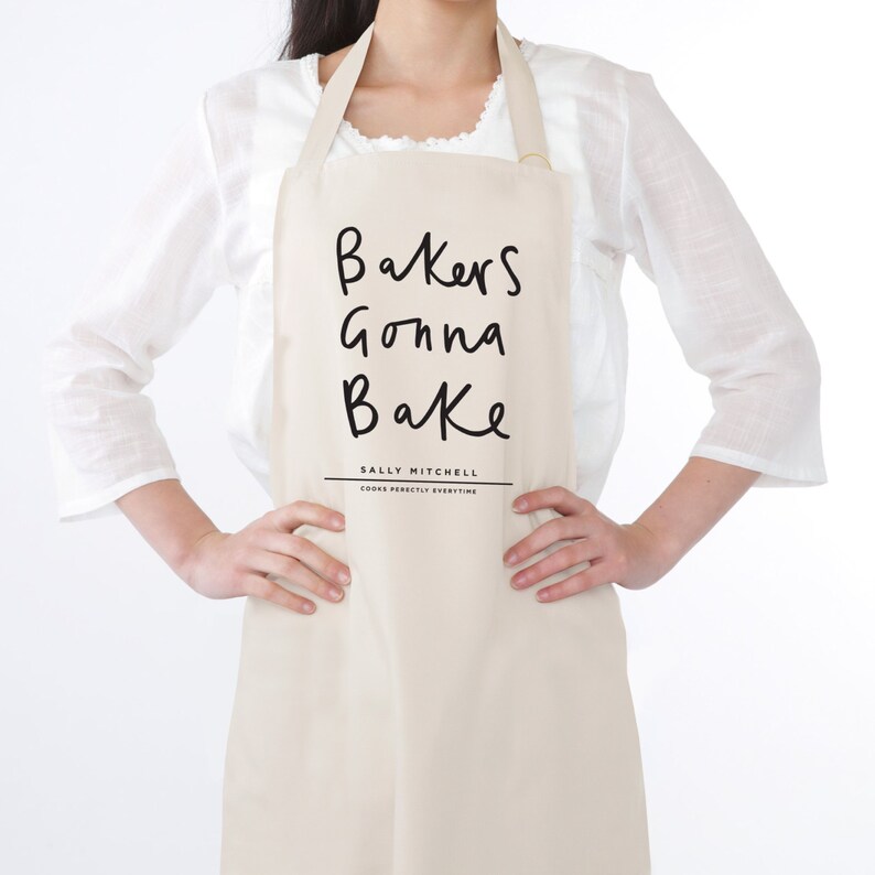 Bakers Gonna Bake Apron Personalised Apron Baking Gift Etsy