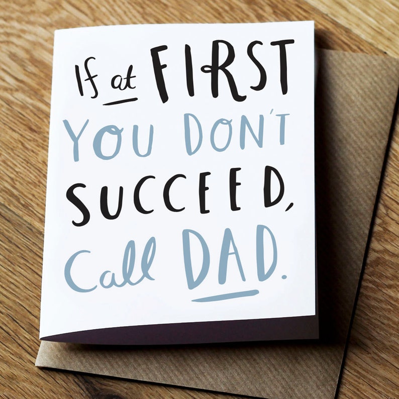 Call Dad Father's Day Card Card for Dad Dad Card CC10 image 2