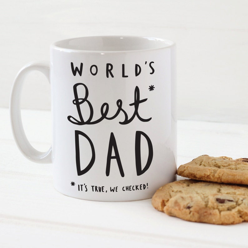 World's Best Dad Mug Stylish Ceramic Mug for Dad | Etsy